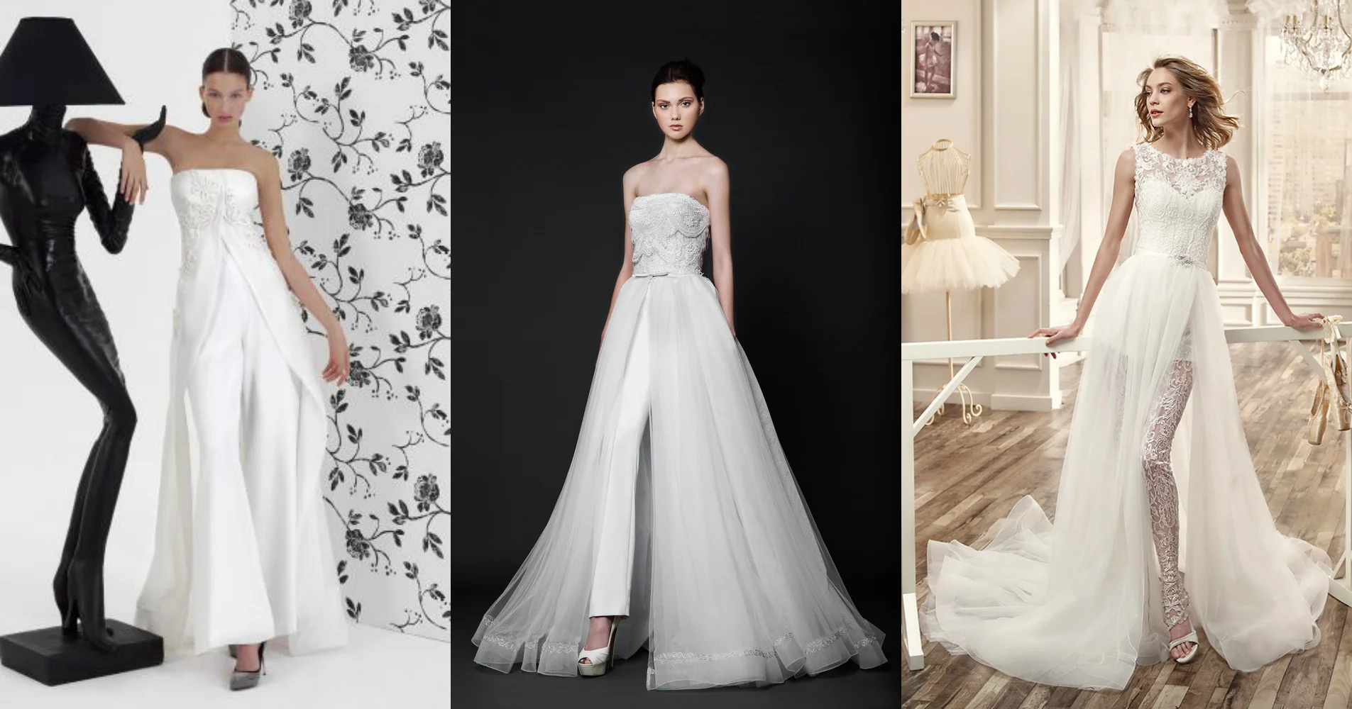 Abiti da sales sposa pantaloni 2018